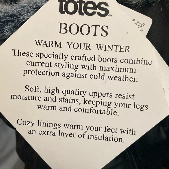 Totes Waterproof Boots Women’s Size 7 - Picture 8 of 10
